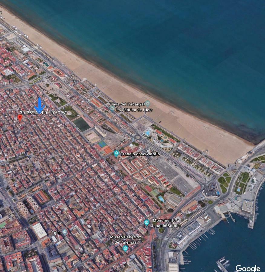 La Casita Azul De La Playa Apartment Valencia Ngoại thất bức ảnh